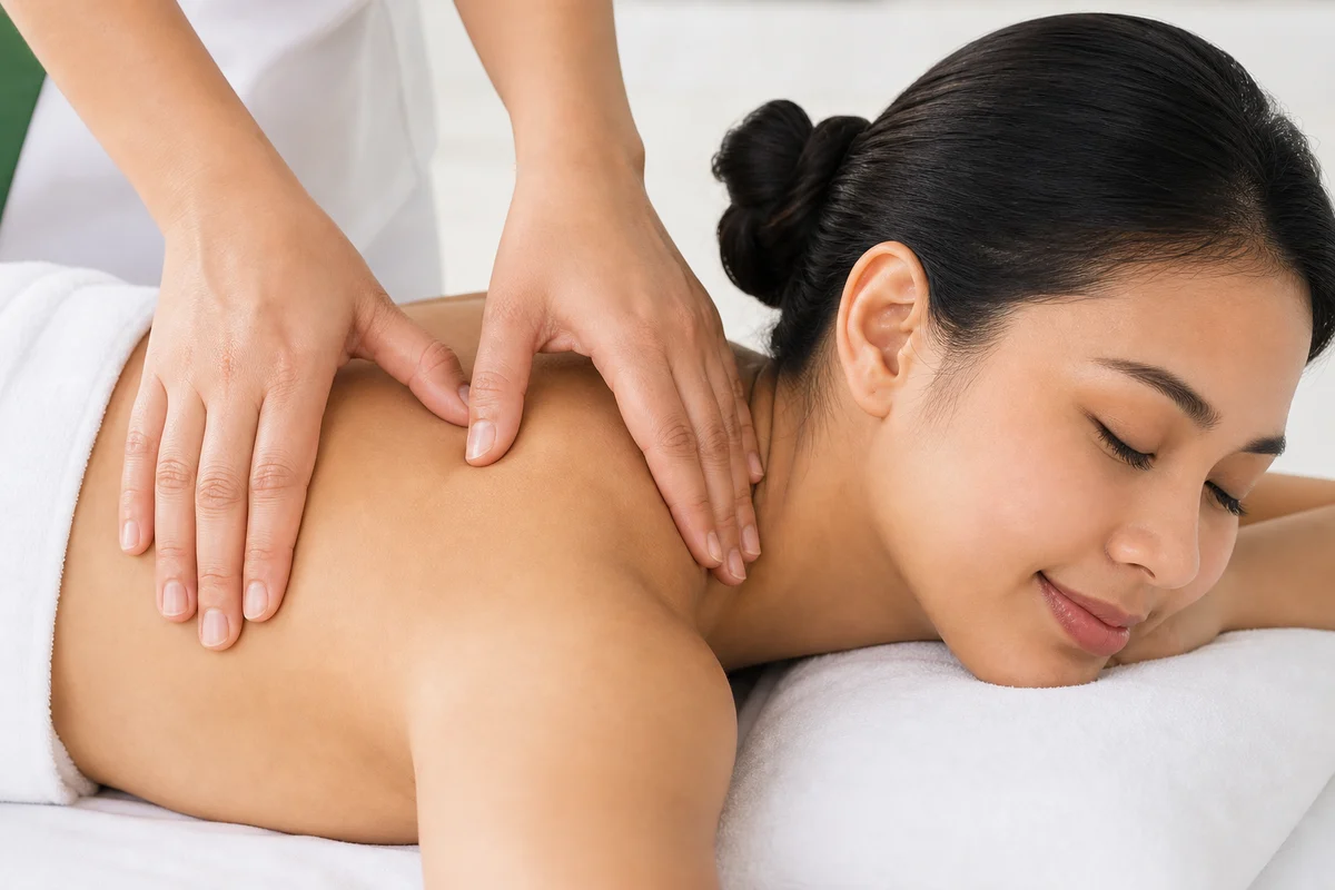 Deep tissue massage therapy for chronic pain relief at EasyGo Spa luxury spa - professional treatment in Metro Manila